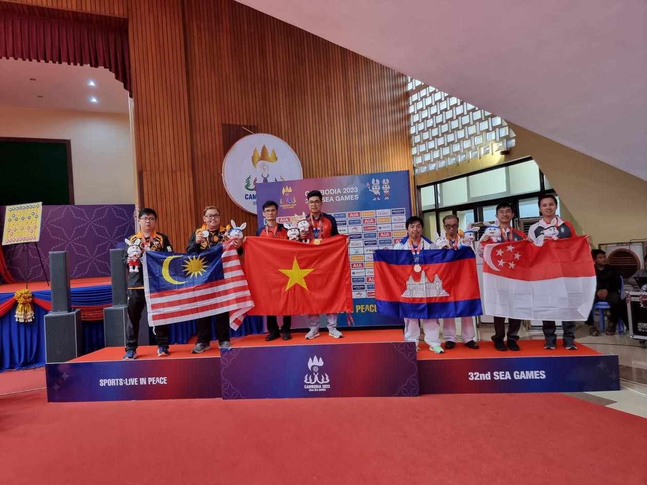 第 32 届东南亚运动会象棋项目比赛在柬埔寨圆满落幕